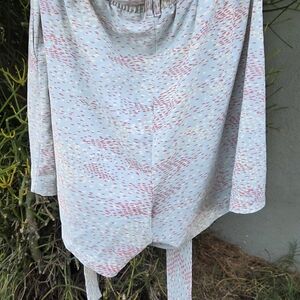 Torrid Light Blue and Pink Patterned Shorts